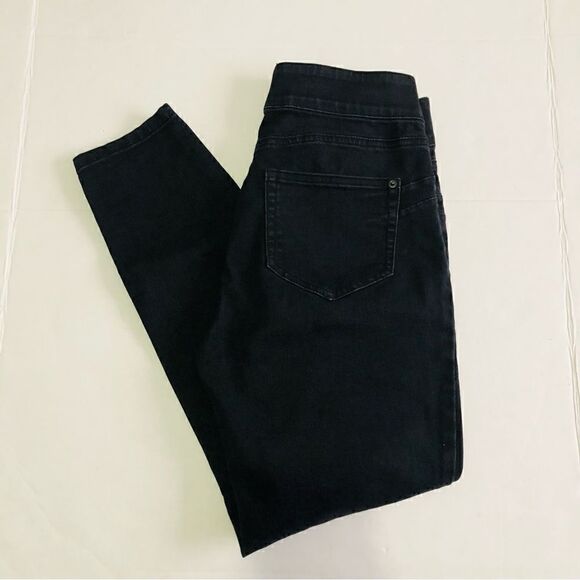 New York & Co NYC Black Denim leggings (M) - Picture 5 of 6